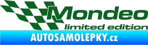 Samolepka Mondeo limited edition levá tmavě zelená