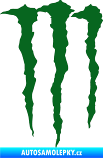 Samolepka Monster Energy 002 tmavě zelená