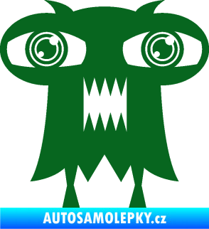 Samolepka Monstrum 003 levá tmavě zelená