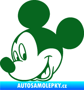 Samolepka Myšák Mickey 001 levá tmavě zelená