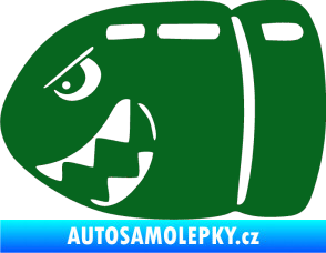 Samolepka Náboj 002 levá tmavě zelená