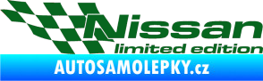 Samolepka Nissan limited edition levá tmavě zelená