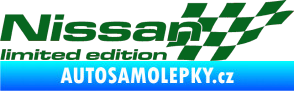 Samolepka Nissan limited edition pravá tmavě zelená