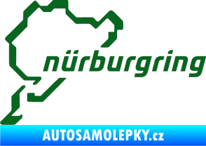 Samolepka Nurburgring tmavě zelená