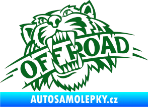 Samolepka Off Road 001  tmavě zelená