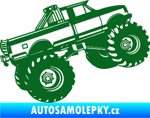 Samolepka Off Road 003 pravá tmavě zelená