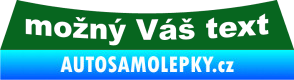 Samolepka Opel Astra G - zadní tmavě zelená
