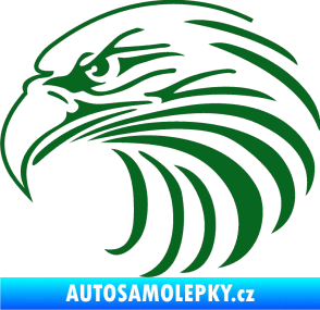 Samolepka Orel 003 levá tmavě zelená