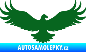 Samolepka Orel 006 pravá tmavě zelená