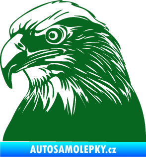 Samolepka Orel 007 levá  tmavě zelená