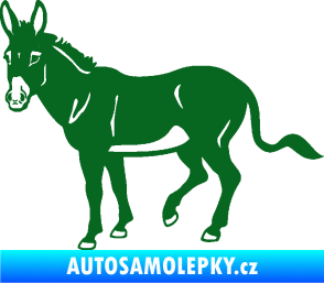 Samolepka Osel 003 levá tmavě zelená