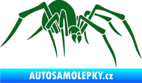 Samolepka Pavouk 002 - pravá tmavě zelená