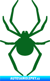 Samolepka Pavouk 021 tmavě zelená