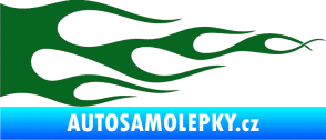 Samolepka Plameny 090 tmavě zelená