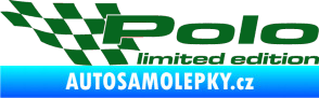 Samolepka Polo limited edition levá tmavě zelená
