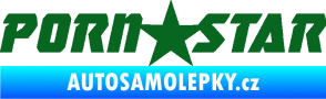 Samolepka Porn star  tmavě zelená