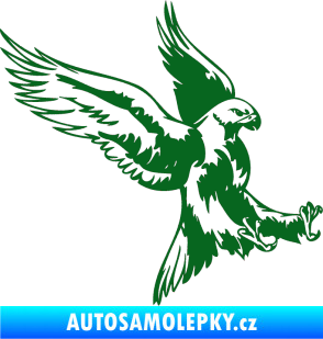 Samolepka Predators 003 pravá tmavě zelená