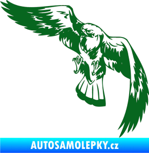 Samolepka Predators 041 levá tmavě zelená