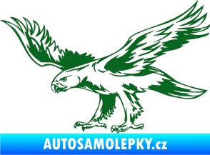 Samolepka Predators 043 levá tmavě zelená