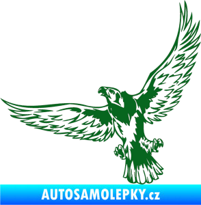 Samolepka Predators 044 levá tmavě zelená