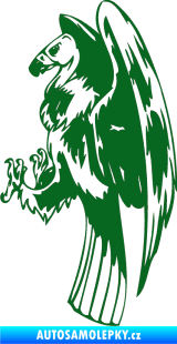 Samolepka Predators 050 levá tmavě zelená