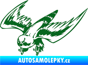 Samolepka Predators 056 levá tmavě zelená