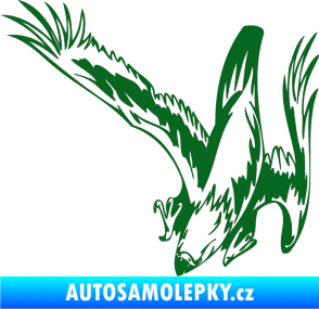 Samolepka Predators 069 levá tmavě zelená