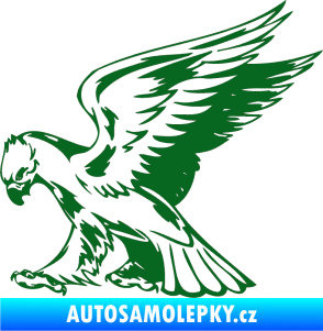 Samolepka Predators 072 levá tmavě zelená