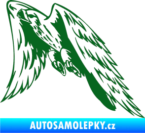 Samolepka Predators 090 levá sokol tmavě zelená