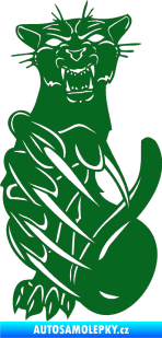 Samolepka Predators 110 levá puma tmavě zelená