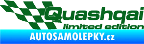 Samolepka Quashqai limited edition levá tmavě zelená