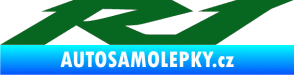 Samolepka R1 001 tmavě zelená