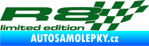 Samolepka R8 limited edition pravá tmavě zelená