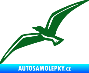 Samolepka Racek 001 levá tmavě zelená