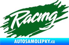 Samolepka Racing 002 tmavě zelená