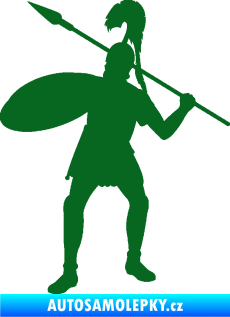 Samolepka Římský voják levá tmavě zelená