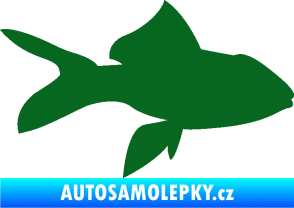 Samolepka Ryba 002 pravá tmavě zelená