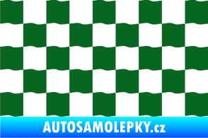 Samolepka Šachovnice 003 tmavě zelená
