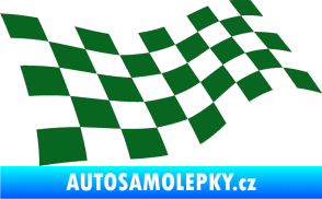 Samolepka Šachovnice 013 tmavě zelená