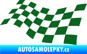 Samolepka Šachovnice 014 tmavě zelená