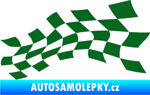 Samolepka Šachovnice 020 tmavě zelená