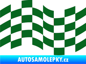Samolepka Šachovnice 021 tmavě zelená