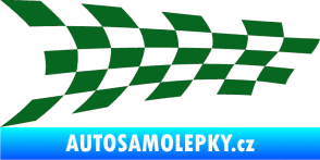 Samolepka Šachovnice 024 tmavě zelená