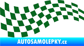 Samolepka Šachovnice 025 tmavě zelená