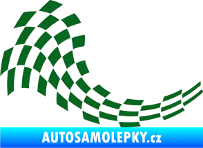 Samolepka Šachovnice 027 tmavě zelená