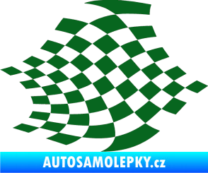 Samolepka Šachovnice 031 tmavě zelená