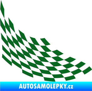 Samolepka Šachovnice 040 tmavě zelená