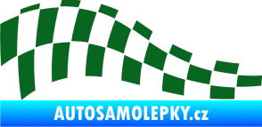 Samolepka Šachovnice 046 tmavě zelená