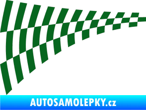 Samolepka Šachovnice 048 tmavě zelená