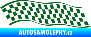 Samolepka Šachovnice 057 tmavě zelená